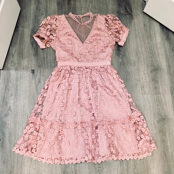 white ruffle sundress